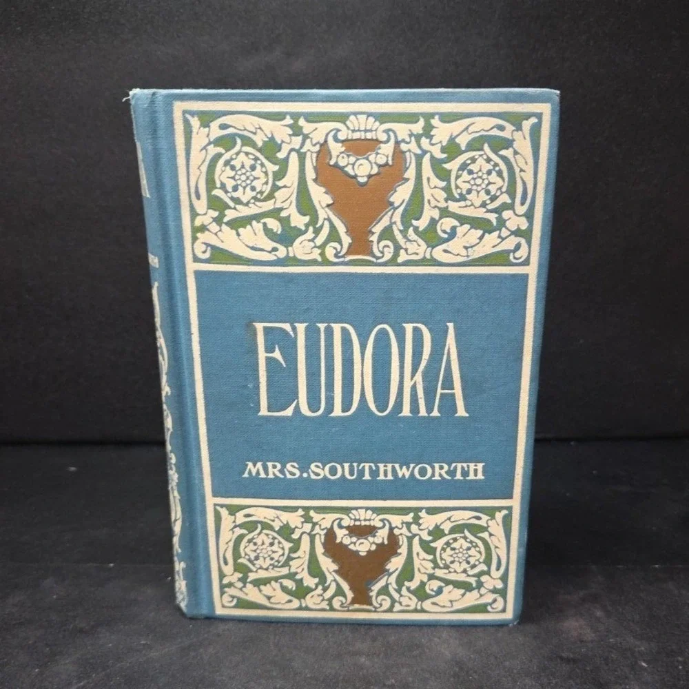 Eudora or The False Princess Mrs Southworth Antique 1910 Blue Decorative Book